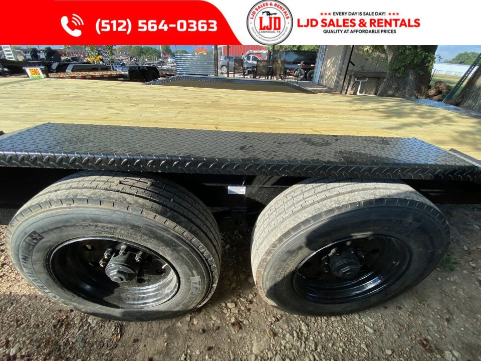 New 2027 Texas Pride - 102" X 25' - 20K GVWR - Tilt Trailer