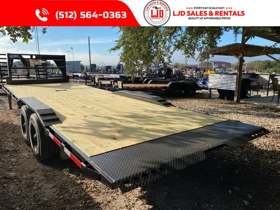 New 2027 Texas Pride - 102" X 25' - 20K GVWR - Tilt Trailer