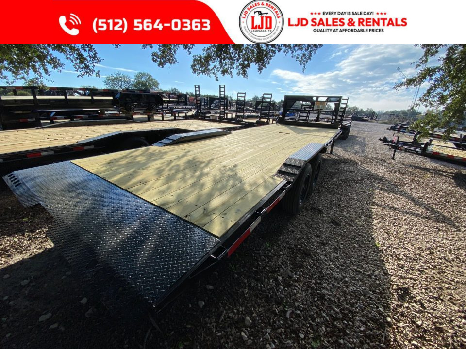 New 2027 Texas Pride - 102" X 25' - 20K GVWR - Tilt Trailer