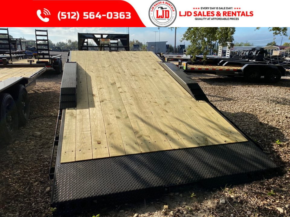 New 2027 Texas Pride - 102" X 25' - 20K GVWR - Tilt Trailer