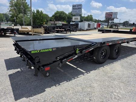 New 2027 Load Trail 102X24 DECKOVER MAX RAMPS 14K GVWR EQUIPMENT 102 X 24 Deckover Trailer