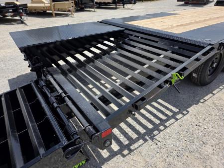 New 2027 Load Trail 102X24 DECKOVER MAX RAMPS 14K GVWR EQUIPMENT 102 X 24 Deckover Trailer