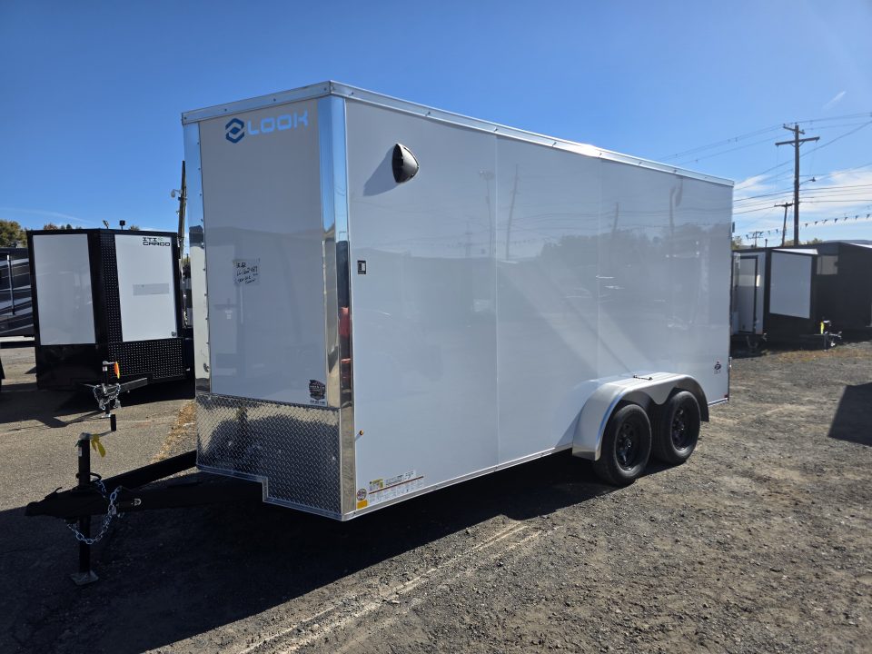 New 2027 Look Trailers ST DLX 7X16 7K - BARN DOORS Cargo / Enclosed Trailer