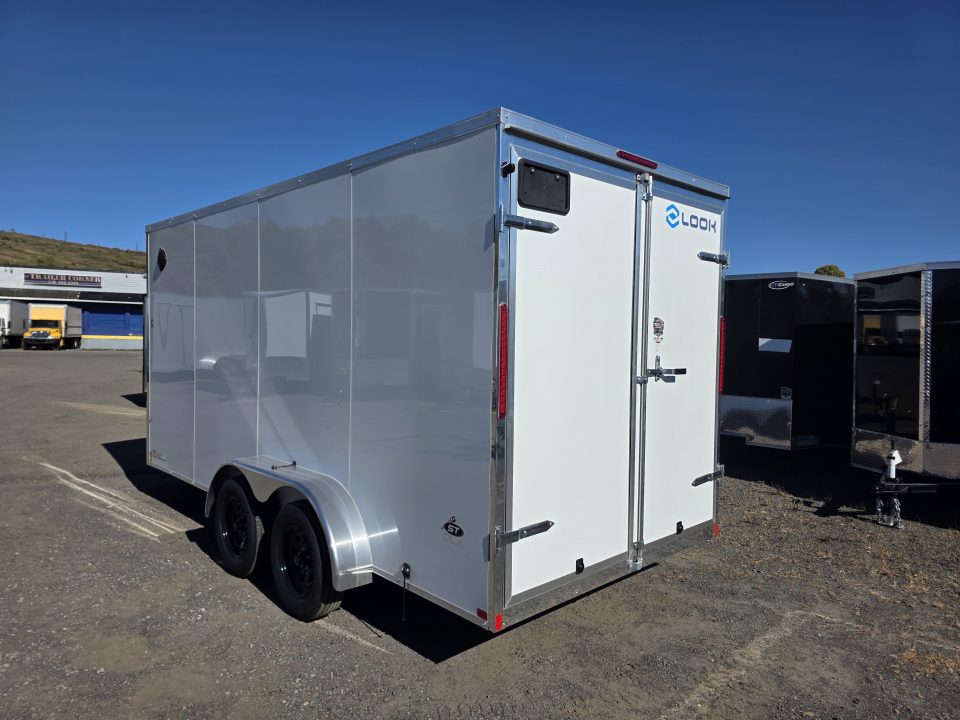 New 2027 Look Trailers ST DLX 7X16 7K - BARN DOORS Cargo / Enclosed Trailer