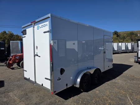 New 2027 Look Trailers ST DLX 7X16 7K - BARN DOORS Cargo / Enclosed Trailer