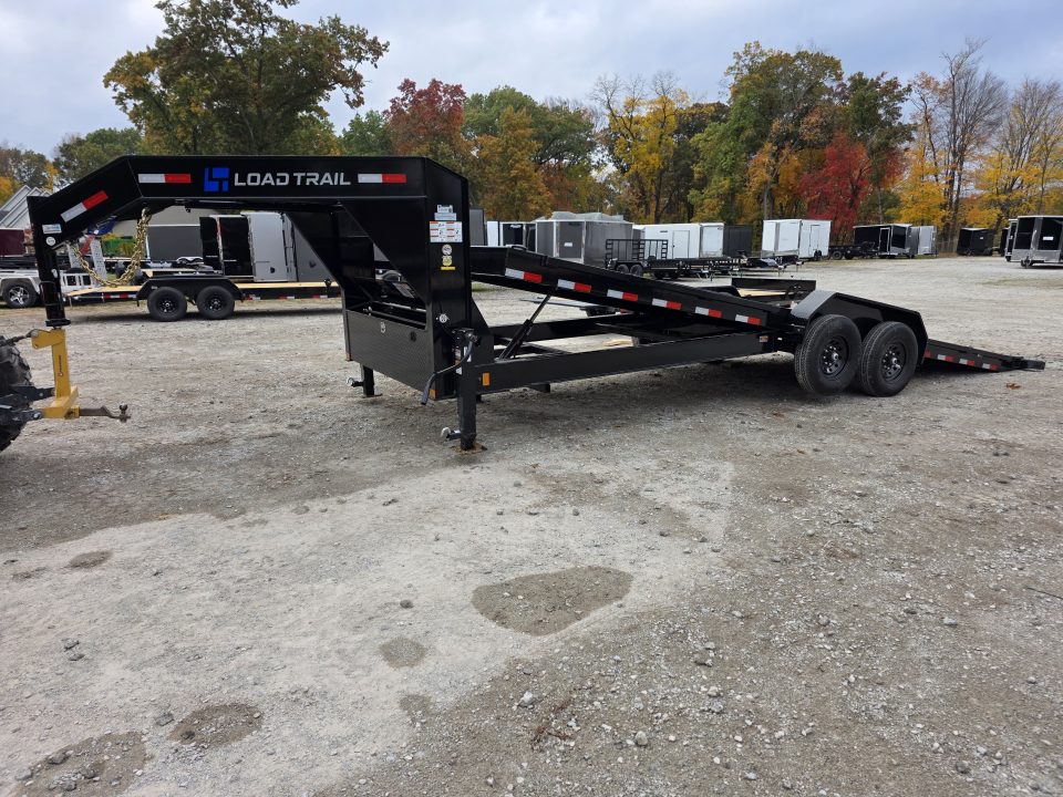 New 2027 Load Trail 83" x 26' Gooseneck Tandem Axle Rapid Loader Tilt Deck 14k gvwr 83X26 Gooseneck full tilt