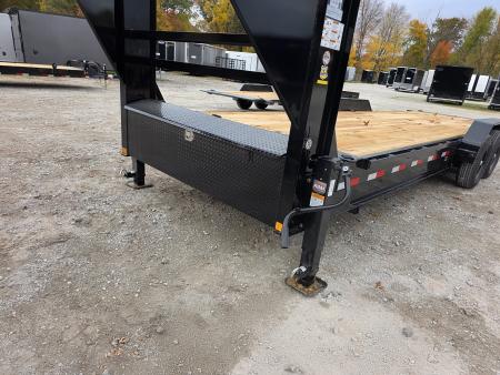 New 2027 Load Trail 83" x 26' Gooseneck Tandem Axle Rapid Loader Tilt Deck 14k gvwr 83X26 Gooseneck full tilt