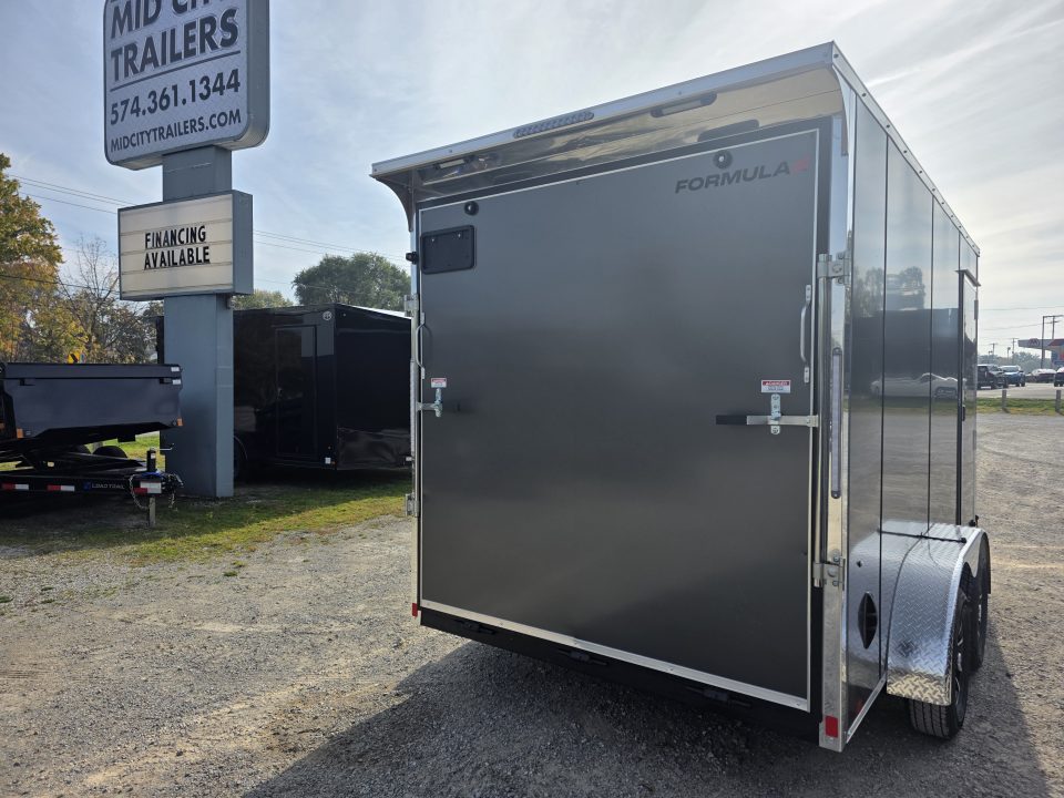 New 2027 Formula Trailers 7X14 SCREWLESS ENCLOSED CARGO ENCLOSED TRAILER 7' INSIDE HEIGHT RAMP DOOR 7 X 14 Cargo / Enclosed Trailer