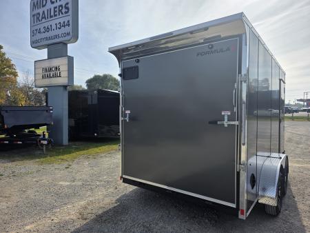 New 2027 Formula Trailers 7X14 SCREWLESS ENCLOSED CARGO ENCLOSED TRAILER 7' INSIDE HEIGHT RAMP DOOR 7 X 14 Cargo / Enclosed Trailer