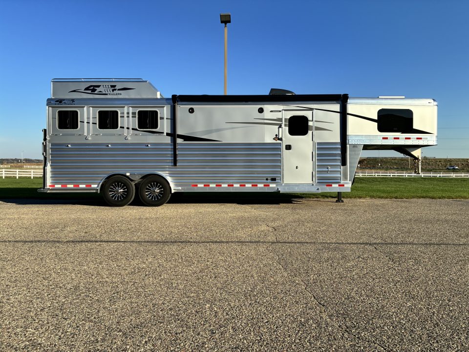 New 2027 4-Star Trailers 3H 11' Trail Boss Conversions LQ Horse Trailer