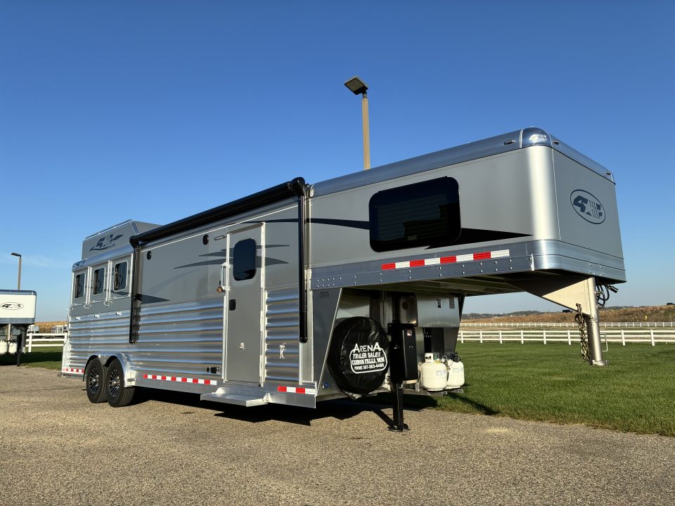 New 2027 4-Star Trailers 3H 11' Trail Boss Conversions LQ Horse Trailer
