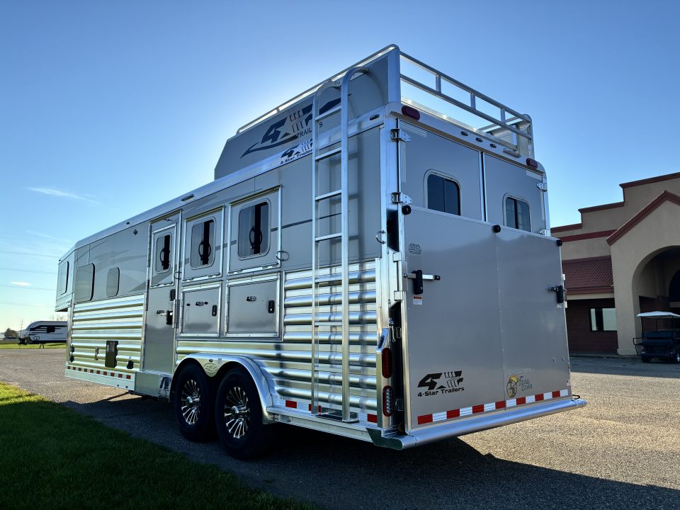 New 2027 4-Star Trailers 3H 11' Trail Boss Conversions LQ Horse Trailer
