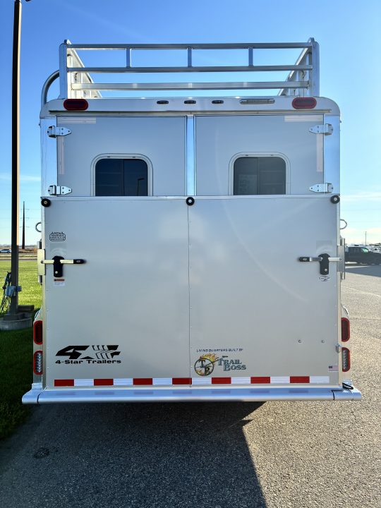 New 2027 4-Star Trailers 3H 11' Trail Boss Conversions LQ Horse Trailer