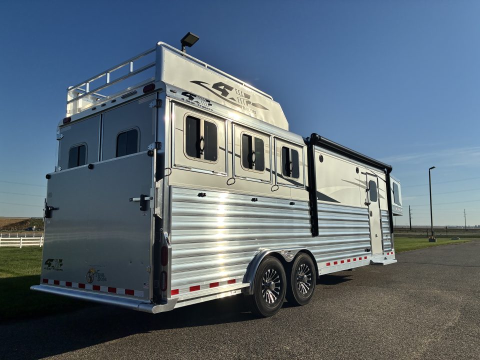 New 2027 4-Star Trailers 3H 11' Trail Boss Conversions LQ Horse Trailer