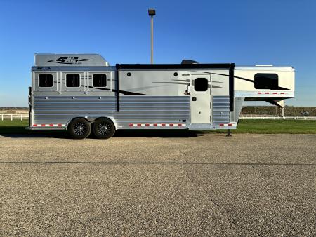 New 2027 4-Star Trailers 3H 11' Trail Boss Conversions LQ Horse Trailer