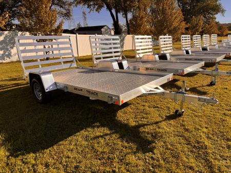 New 2027 Bear Track BTU76144P 76 X12 FOOT, Landscape Trailer ONE PIECE TAILGATE, POLYPROPOLENE PLASTIC FLOOR