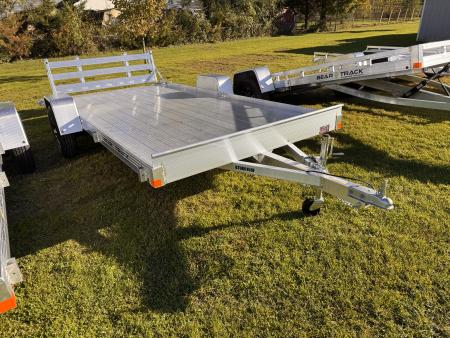 New 2027 Bear Track BTU80168F Landscape Trailer ALUMINUM FLOOR, BIFOLD TAILGATE