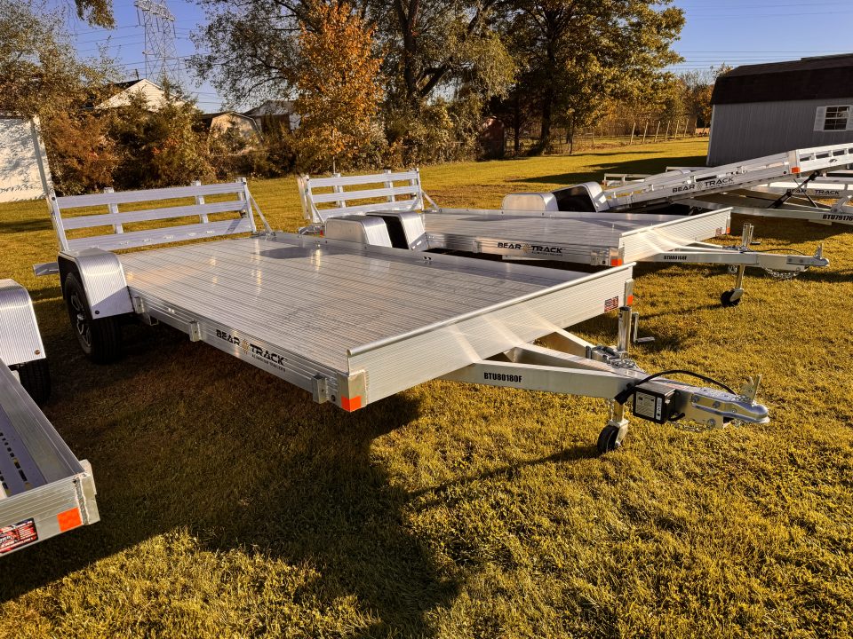 New 2027 Bear Track BTU80180F Landscape Trailer 80"X15 FOOT, BIFOLD TAILGATE, ALUMINUM FLOOR