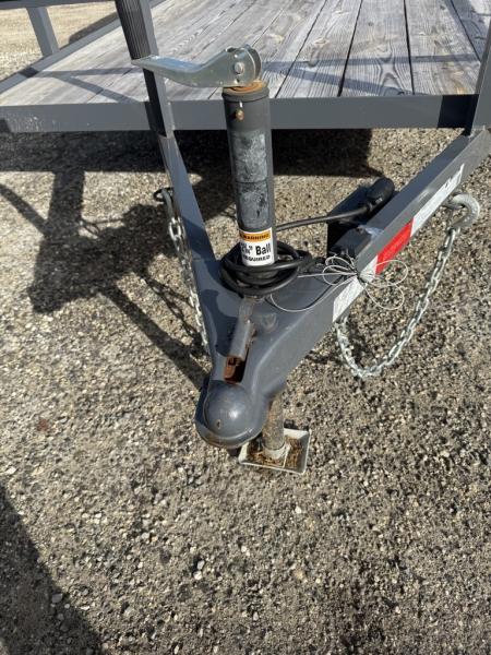 Used 2026 Triple Crown Trailers 7x16 Tandem Axle Utility Trailer – Gray, 7,000 lb Capacity Utility Trailer