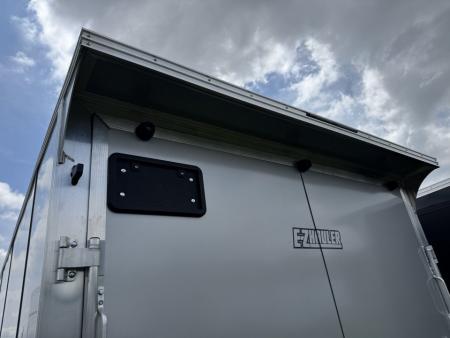 New 2027 E-Z Hauler EZEC7.5X14 XLT-P Cargo / Enclosed Trailer 71 SERIES 7 FOOT 1 INCH INTERIOR HEIGHT .080 POLY SIDES, TRANSLUCENT ROOF, REAR CANOPY, TORSION AXLES, FREE ALUMINUM WHEEL UPGRADE