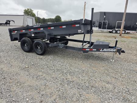 New 2027 Lamar 83X14 TANDEM 14K TELESCOPIC DUMP W/18" SIDES
