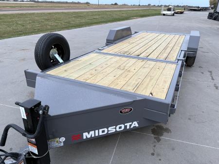New 2027 Midsota NTB22-BP-154 (16 + 6) Tilt Trailer