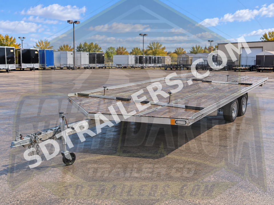 Used 2022 ALCOM 101 x22' PFS - LV Snowmobile Trailer