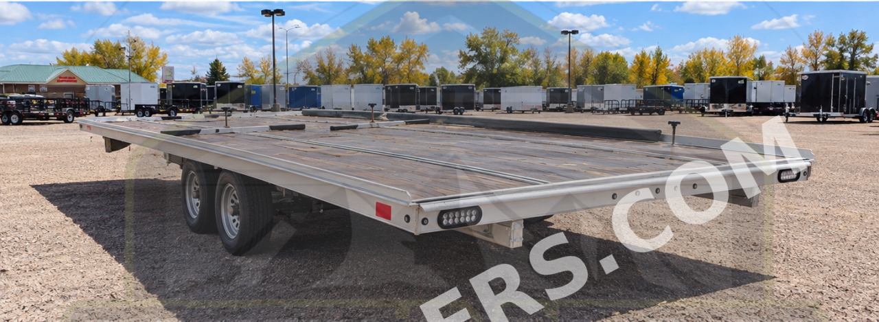 Used 2022 ALCOM 101"x22' PFS - LV Snowmobile Trailer