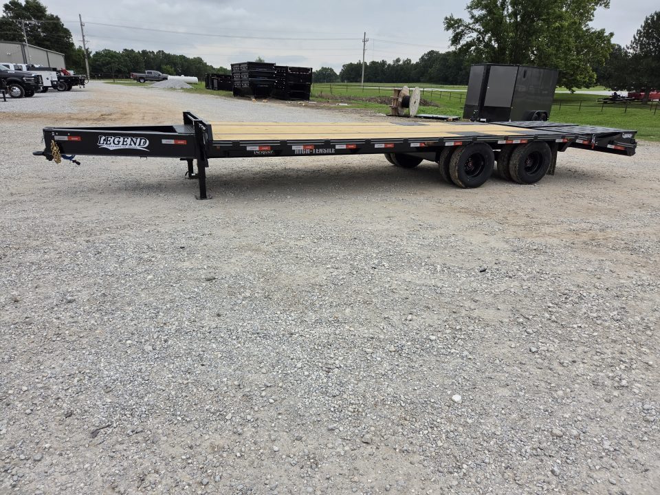 New 2026 Legend 102X25 TANDEM LO-PRO DECKOVER PINTLE W/10K AXLES MAX RAMPS & SPARE
