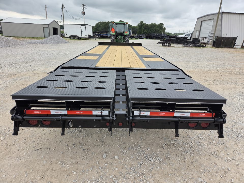 New 2026 Legend 102X25 TANDEM LO-PRO DECKOVER PINTLE W/10K AXLES MAX RAMPS & SPARE