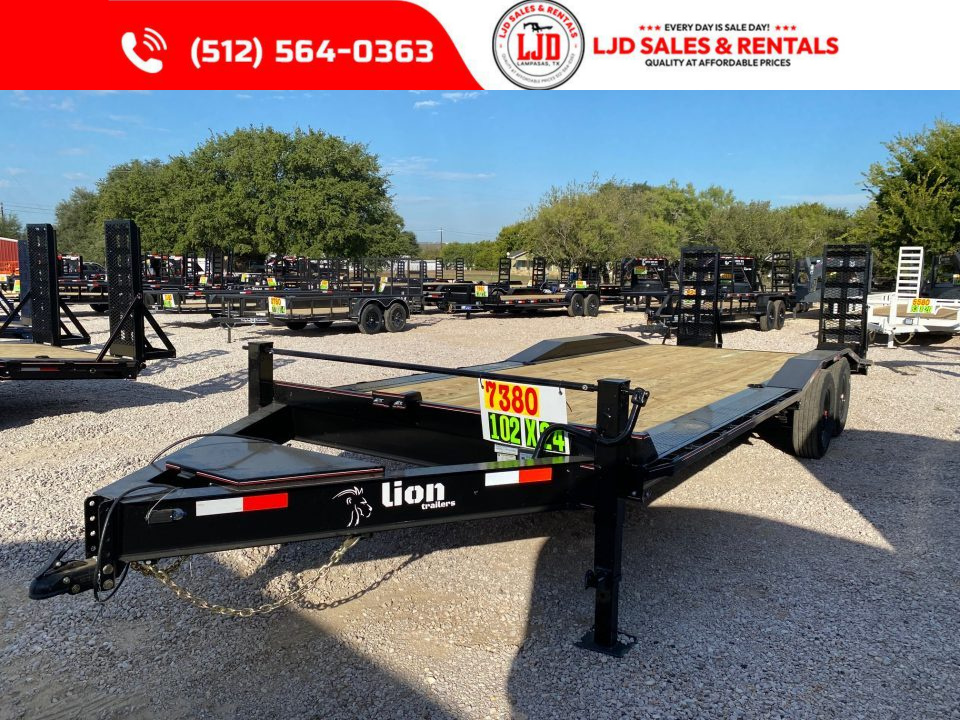 New 2026 Lion - 102" X 24 - 16K GVWR - Equipment Trailer