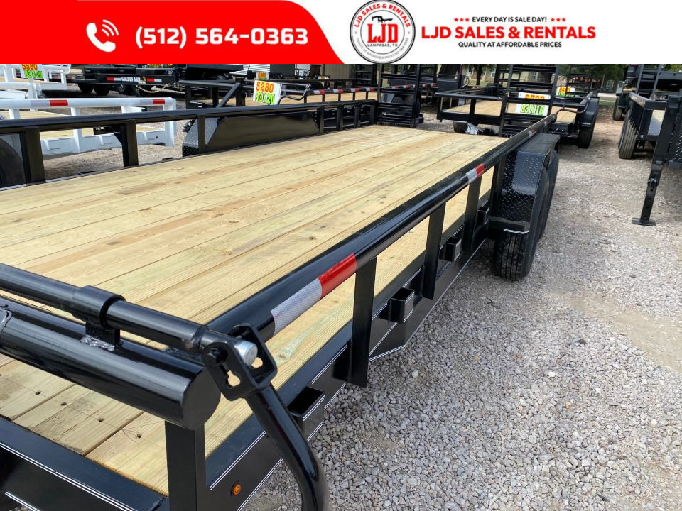 New 2027 Triple R - PIPE TOP - 83" x 20' Equipment Trailer