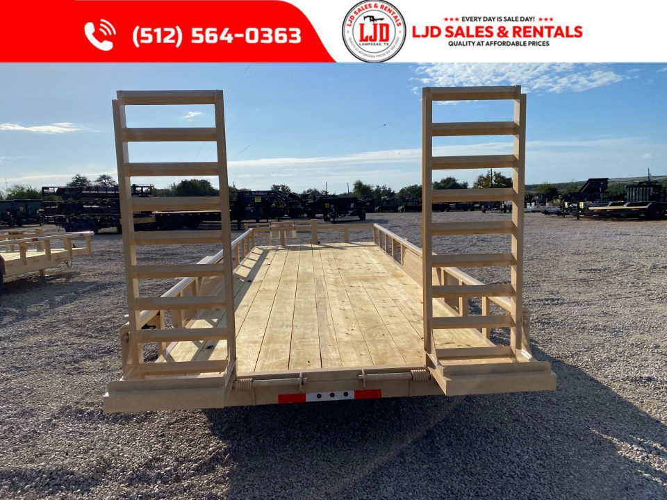 New 2027 Triple R - PIPE TOP - 83" x 20' Equipment Trailer