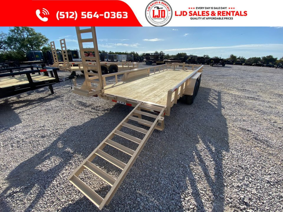 New 2027 Triple R - PIPE TOP - 83" x 20' Equipment Trailer