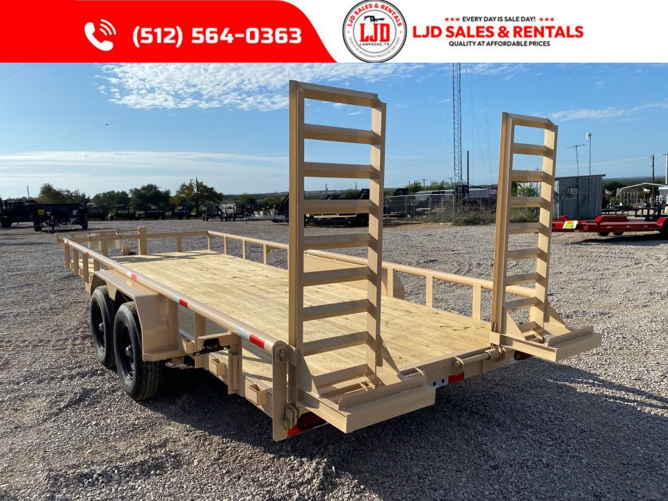 New 2027 Triple R - PIPE TOP - 83" x 20' Equipment Trailer