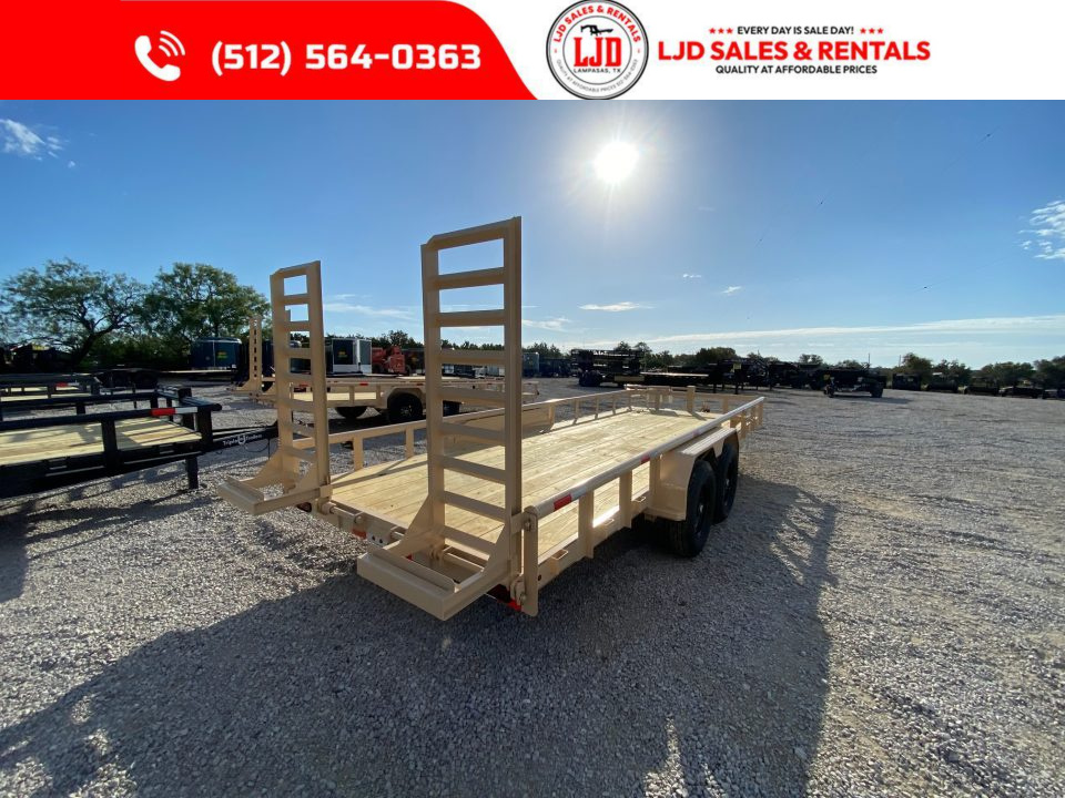 New 2027 Triple R - PIPE TOP - 83" x 20' Equipment Trailer