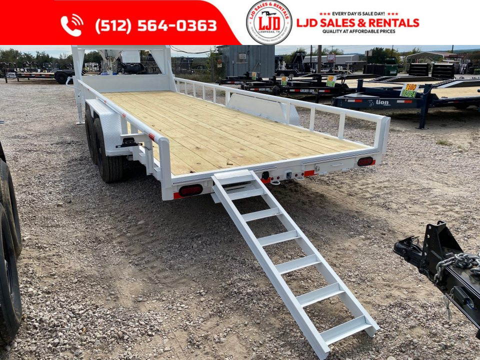 New 2027 Triple R - 22' Gooseneck Lowboy Trailer - 14 Ply Tires