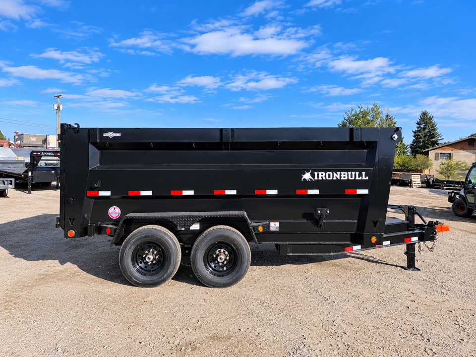 New 2027 Iron Bull 7x14 15k Dump Trailer w/48" Sides