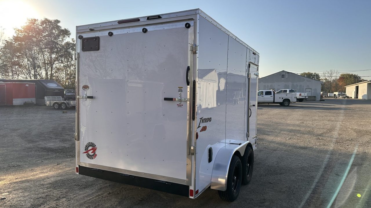 New 2027 Homesteader Trailer 7 X 12 FT ENCLOSED CARGO TRAILER 7 FT INTERIOR HEIGHT 10K
