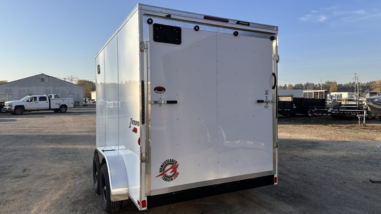 New 2027 Homesteader Trailer 7 X 12 FT ENCLOSED CARGO TRAILER 7 FT INTERIOR HEIGHT 10K