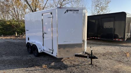 New 2027 Homesteader Trailer 7 X 12 FT ENCLOSED CARGO TRAILER 6 FT 6 IN INT HEIGHT 7K
