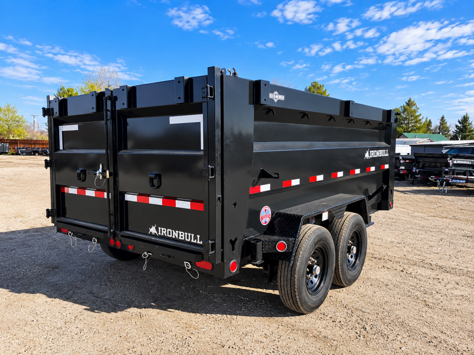 New 2027 Iron Bull 7x14 15k Dump Trailer w/48" Sides