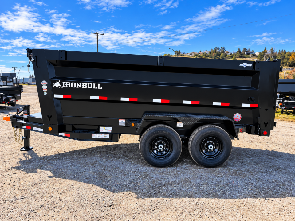 New 2027 Iron Bull 7x14 15k Dump Trailer w/48" Sides