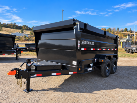 New 2027 Iron Bull 7x14 15k Dump Trailer w/48" Sides