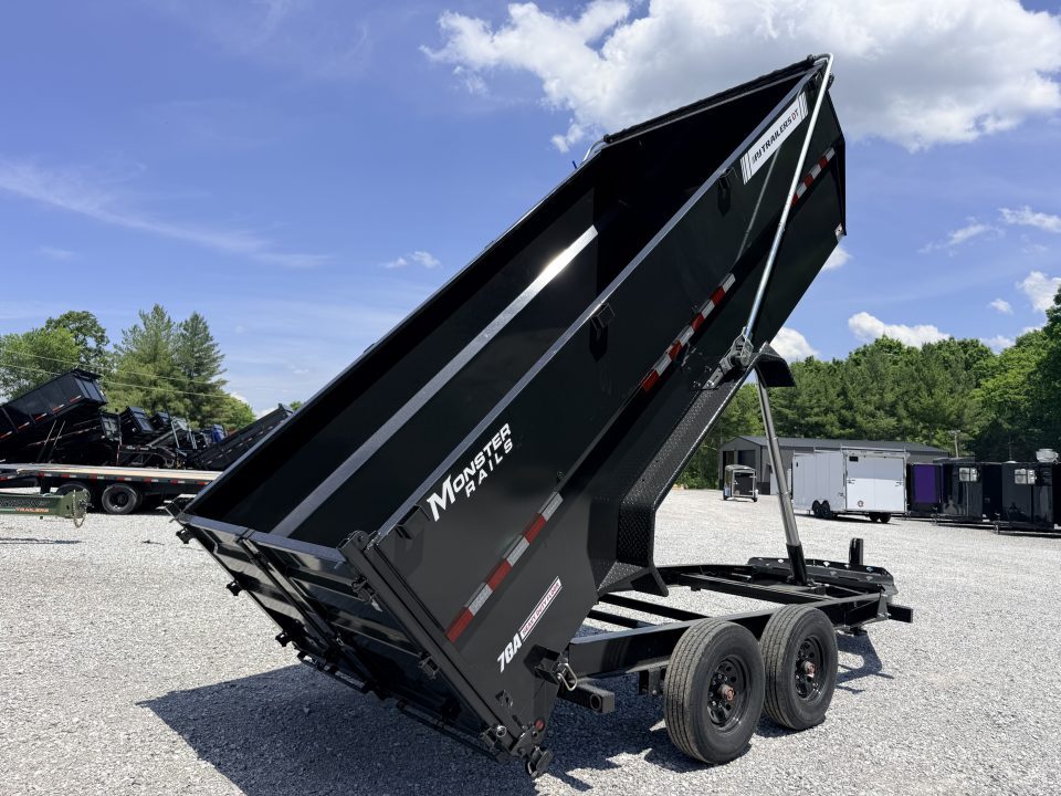 New 2027 PJ Trailers 7X16 (4FT WALL) 6 STAGE TELESCOPIC DUMP TRAILER 17600 GVWR Dump Trailer