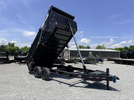 New 2027 PJ Trailers 7X16 (4FT WALL) 6 STAGE TELESCOPIC DUMP TRAILER 17600 GVWR Dump Trailer