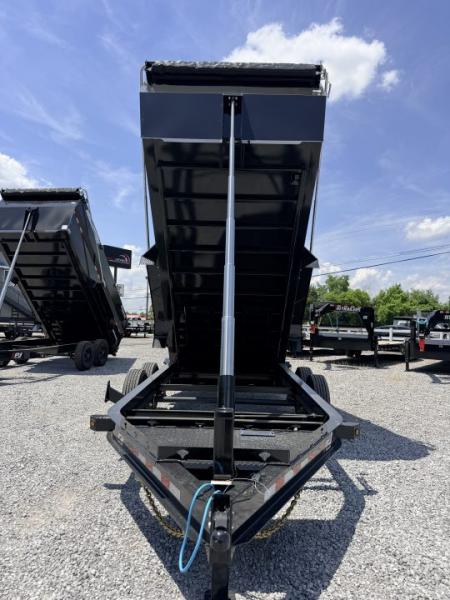 New 2027 PJ Trailers 7X16 (4FT WALL) 6 STAGE TELESCOPIC DUMP TRAILER 17600 GVWR Dump Trailer