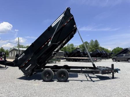 New 2027 PJ Trailers 7X16 (4FT WALL) 6 STAGE TELESCOPIC DUMP TRAILER 17600 GVWR Dump Trailer