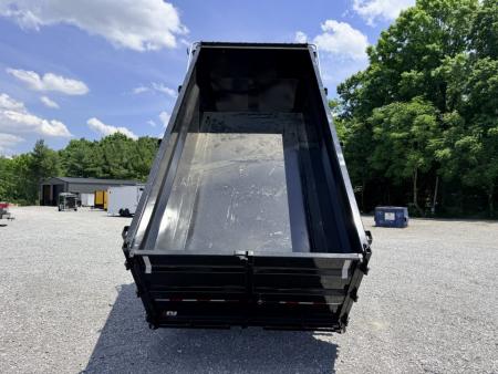 New 2027 PJ Trailers 7X16 (4FT WALL) 6 STAGE TELESCOPIC DUMP TRAILER 17600 GVWR Dump Trailer
