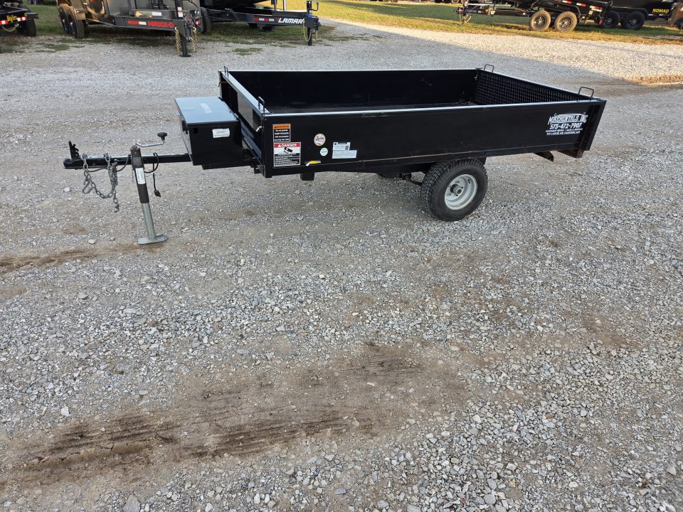 New 2025 Load Trail 60X8 SINGLE AXLE 3.5K DUMP W/12" SIDES